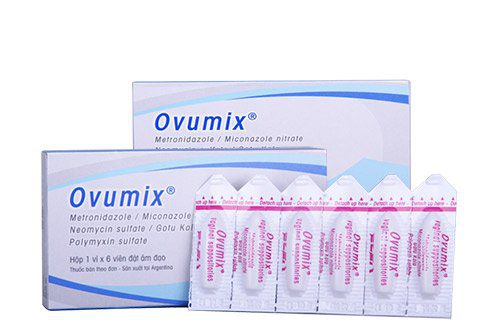 Thuốc trị bệnh viêm âm đạo Ovumix 