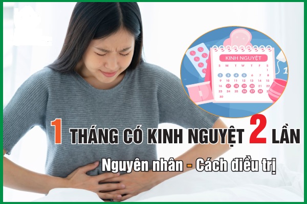 Nguyên nhân 1 tháng có kinh 2 lần