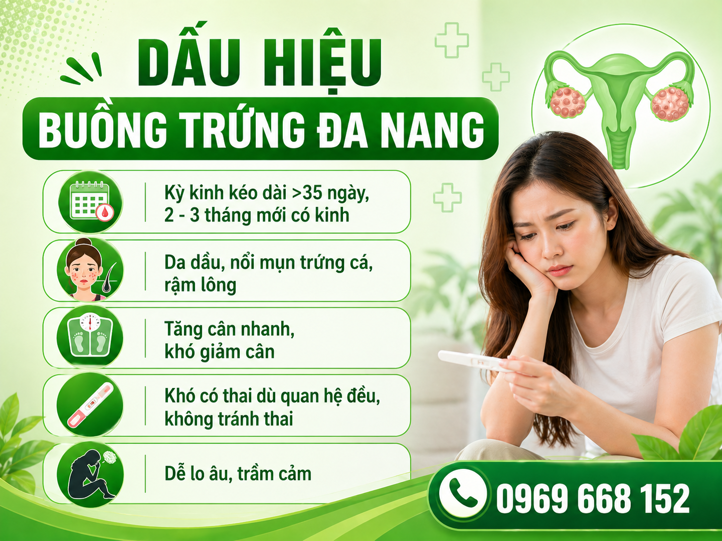 Dấu hiệu nhận biết hội chứng buồng trứng đa nang