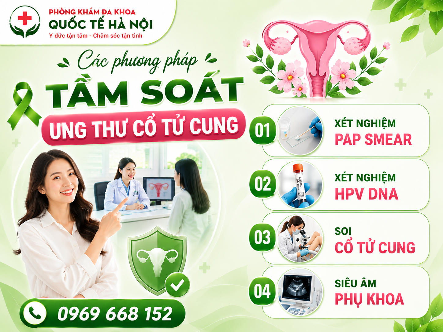 Các phương pháp tầm soát ung thư cổ tử cung 