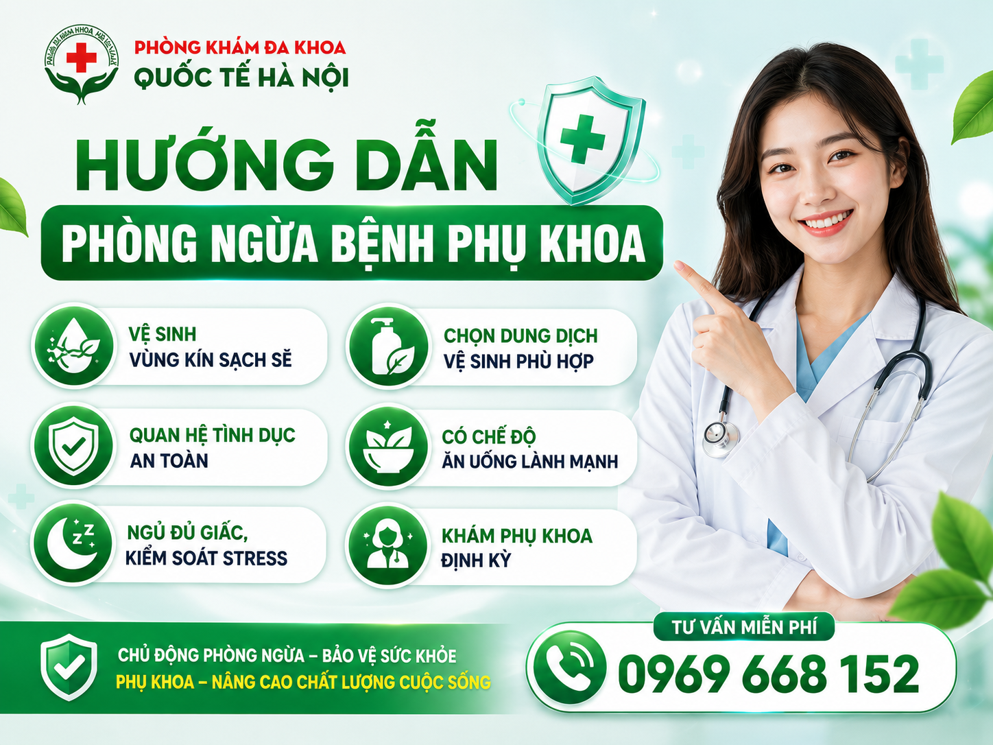 Những cách phòng ngừa bệnh phụ khoa
