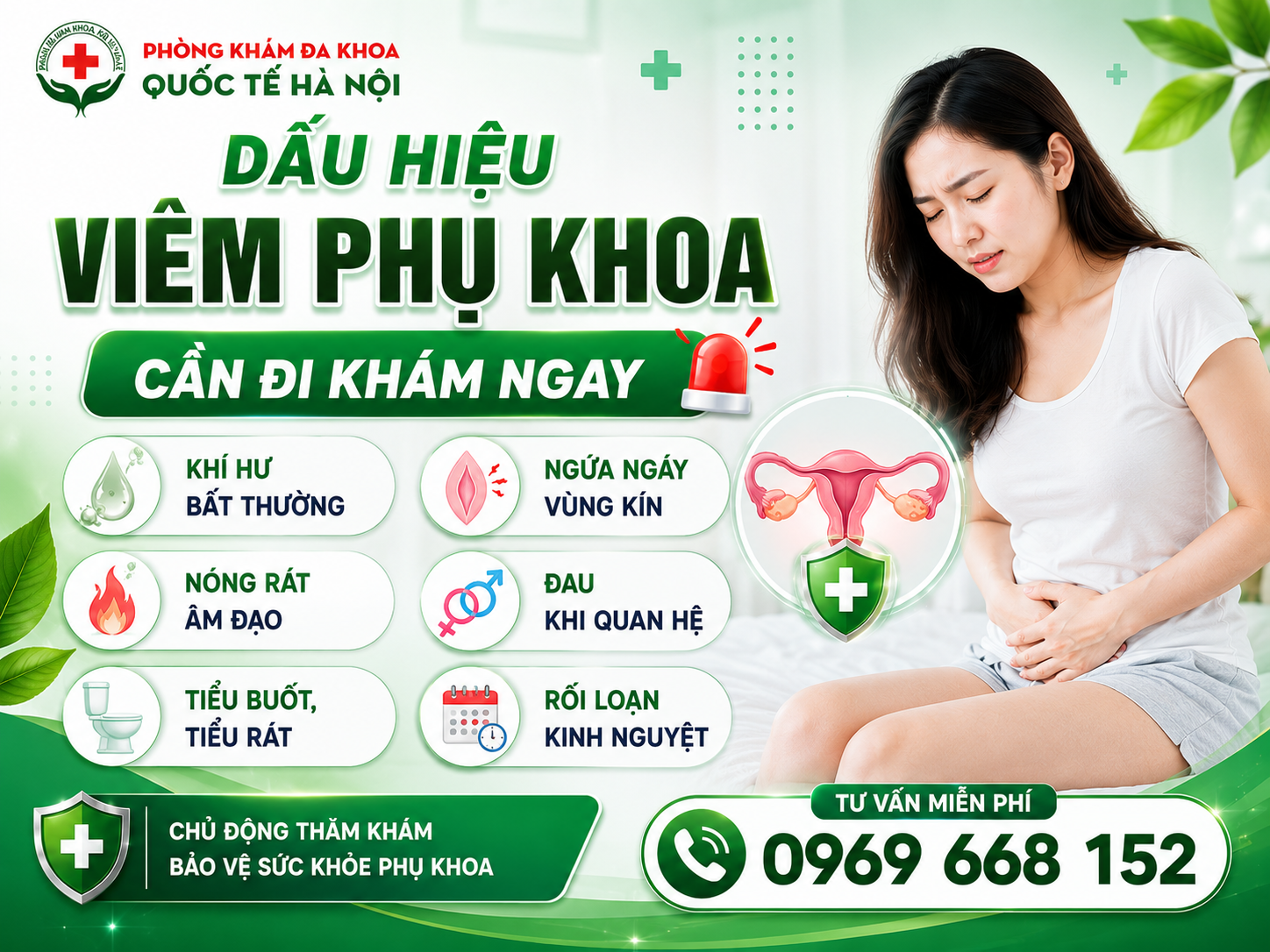 Triệu chứng viêm phụ khoa cần đi khám ngay